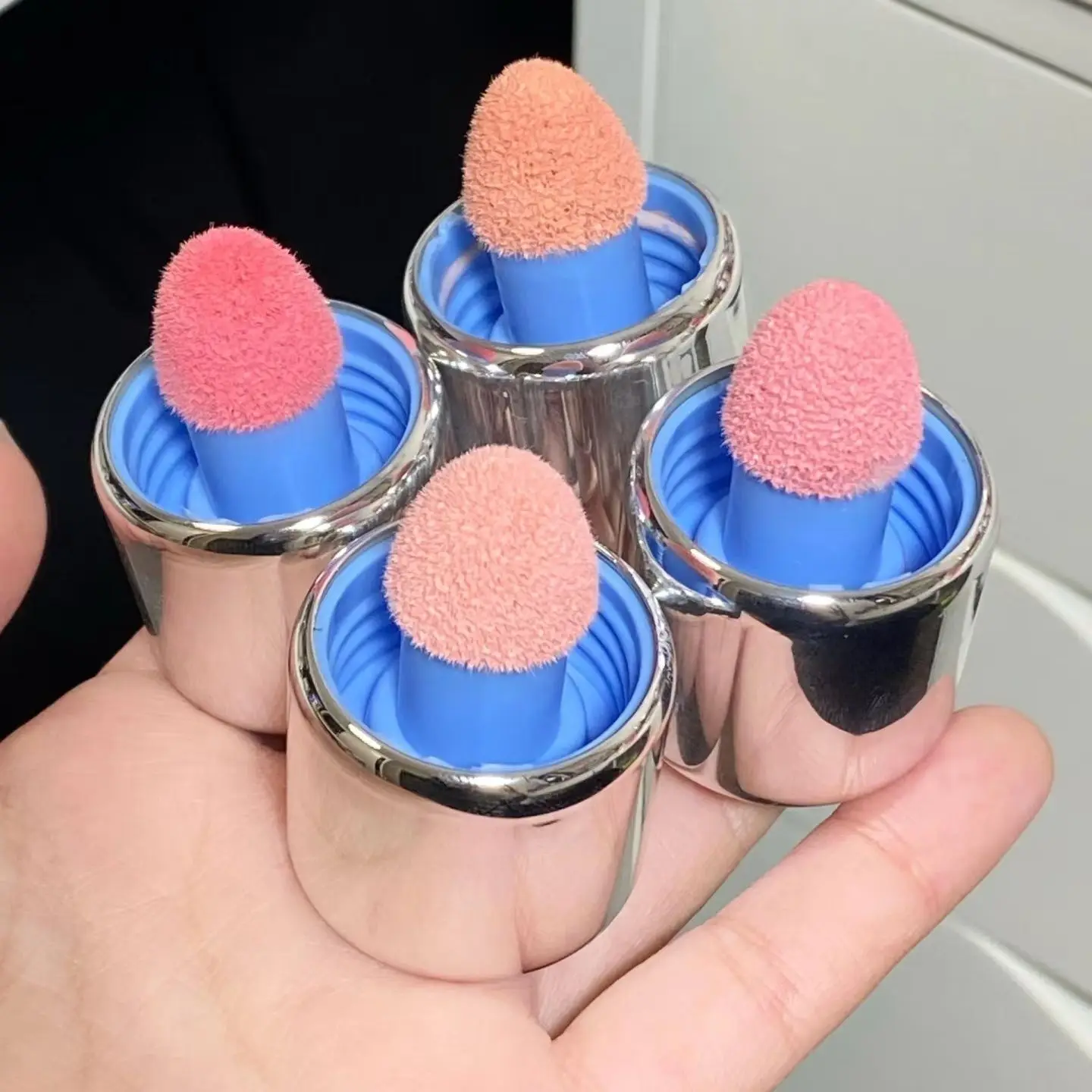 AZTK Blush liquido Stick duraturo colore facile viso pesca schiarente opaco evidenziazione trucco multifunzionale stick trucco fard