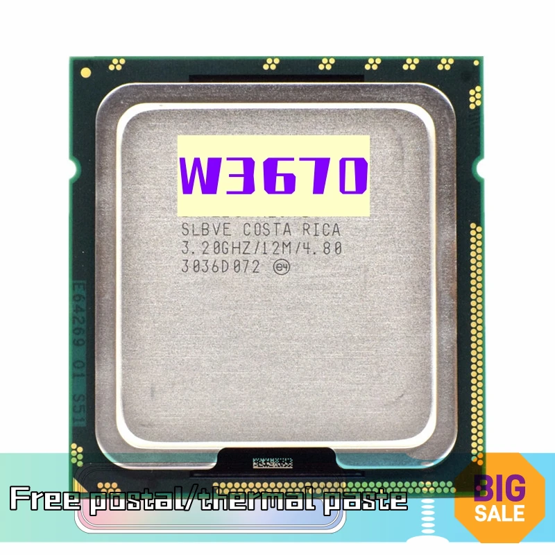 

Процессор Xeon W3670 3,2-3,46 ГГц 12M 6 ядер 12 потоков LGA 1366