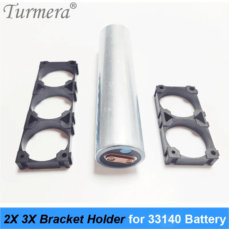 

Turmera 2X 3X Bracket Holder for 3.2V 33140 Lifepo4 Battery Safe Anti Vibration Plastic Case Assembled in Battery Pack Use 10PCS