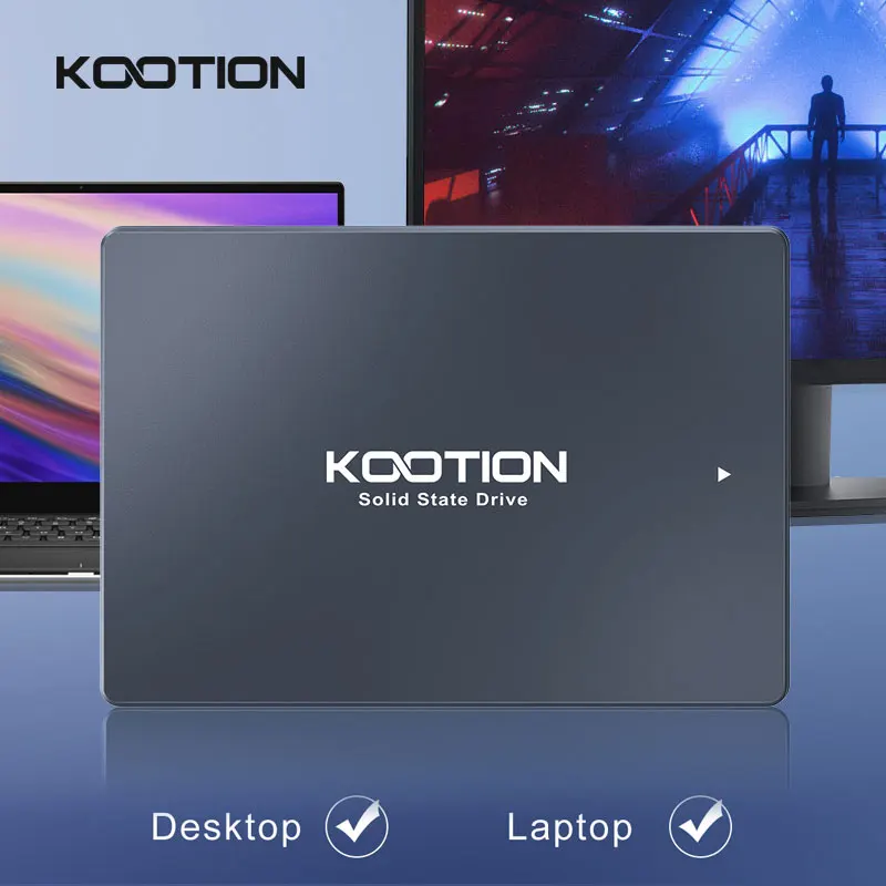 KOOTION-disco duro SATA3 SSD, unidad interna de estado sólido SATA de 256 pulgadas, 512GB, 2,5 GB, 1TB, Hdd 2,5, para PC, portátil y de escritorio