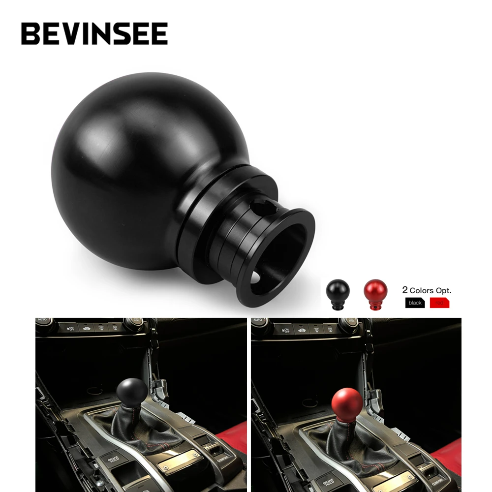 

BEVINSEE Low-Profile Shift Knob Kit para Honda Fit, para Honda Civic/Civic Si/Civic Type R, para Honda Accord 8, para ACURA TSX