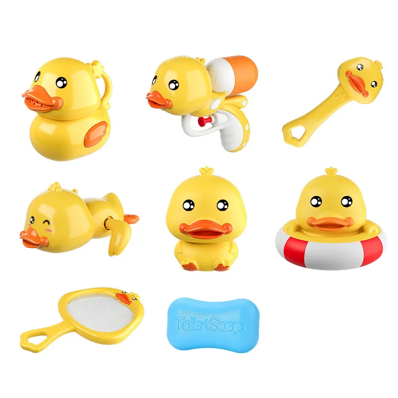 2023 Cheap Wholesale Hot Selling High Quality Custom Funny Cute Summer Duck Baby Bath Toy