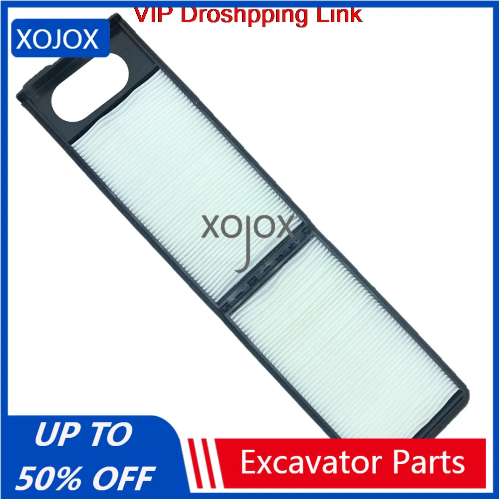 XOJOX For Kobelco SK130 200 210 330-8 Excavator Air Conditioning Filter Outer Filter High Quality Excavator Accessories