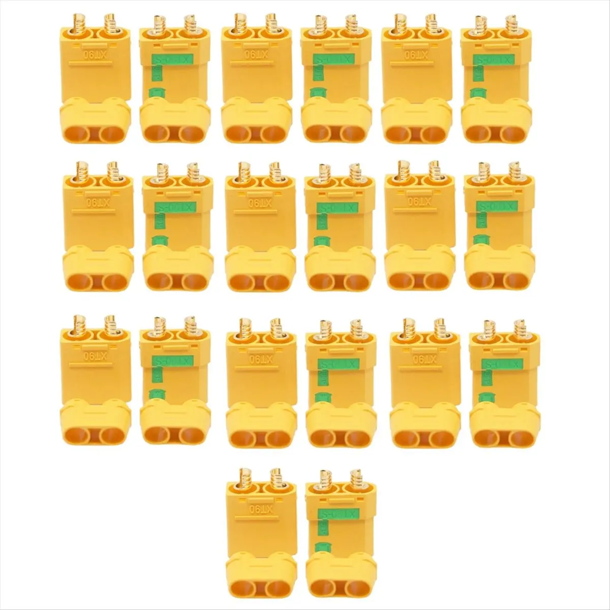 A72Z 10 Pairs XT90S XT90 Connector Anti-Spark Male Female Connector for Battery, ESC and Charger Lead