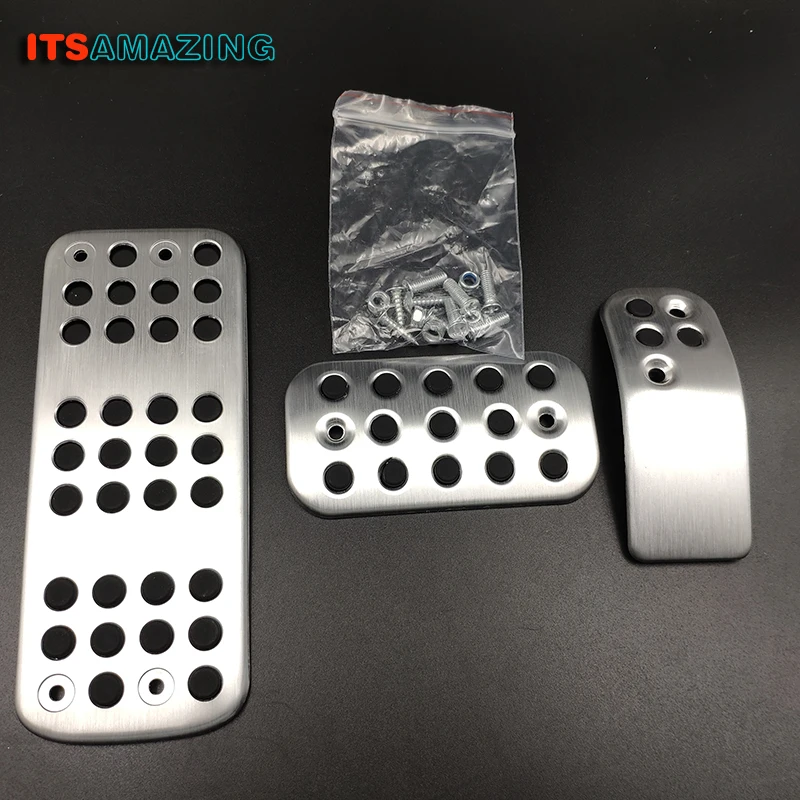 Car Pedal For Peugeot 206 CC 206CC AT Gas Footrest Modified Pad Cover Decorative Accessory Refitting Part Auto Sticker Styling