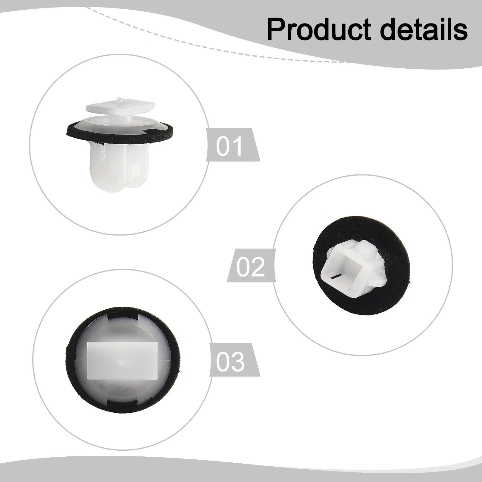 10 Pcs For Nissan-Specific Wheel Arch Flare Molding Clip for Mudguard Trim Replacement Including Rogue Altima Models