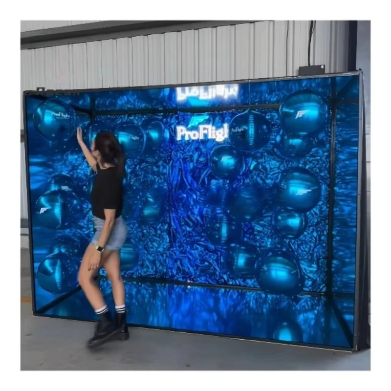 

Removable frame RGB light photo box Magic mirror photo booth Wedding party decoration