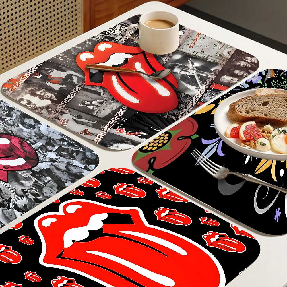 

Rolling Stones Retro Pattern New Super Absorbent Coffee Dish Kitchen Absorbent Draining Mat Drying Mat Quick Dry Placemat