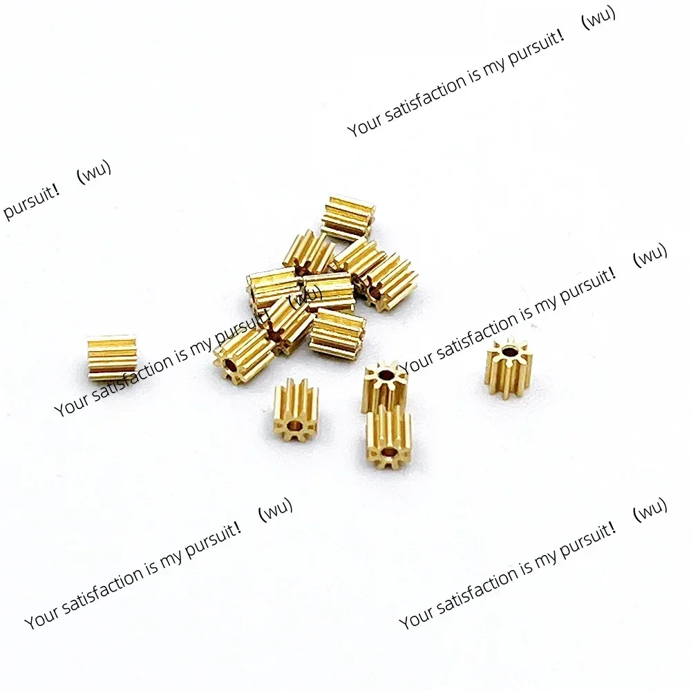 5 pcs/batch 0.3 modulus 8/9/10/11/12/13/14/15/16/18T copper bearing gears for 1/1.5/2mm shaft