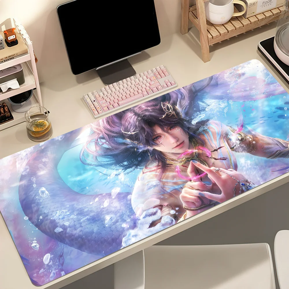 Rafayel Love And Deepspace Mouse Pad Large Non-slip Lockedge Desktop Computer Desk Mat Keyboard MousePad Office Gamer Student