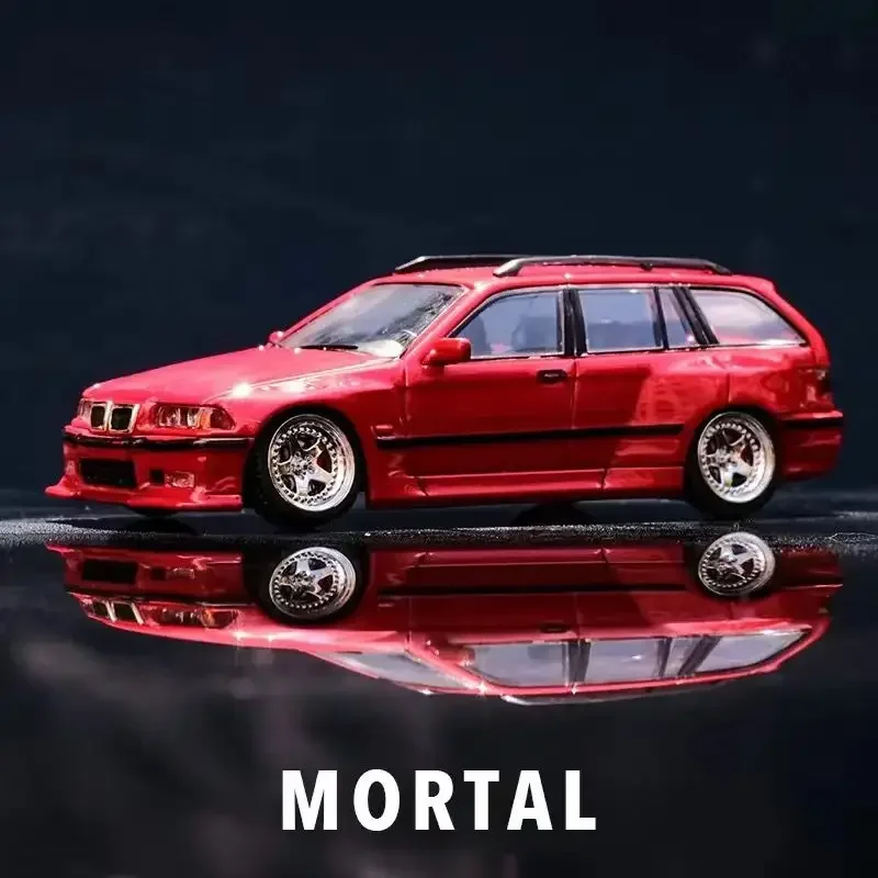 Mortal 1:64 BMW E36 Touring Regular/Rocket Rabbit Wide-body Low-lying Model Car