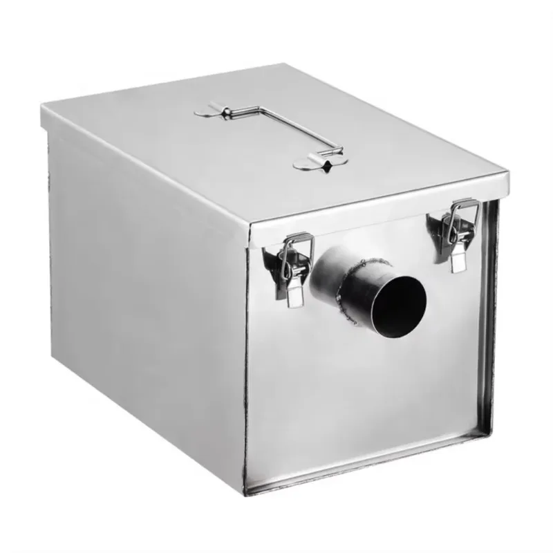 Portable 5GPM household commercial kitchen stainless steel grease trap under sink grease interceptor oil and water separator