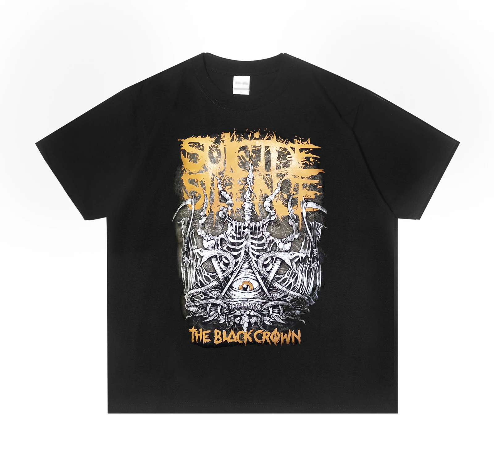 Suicide Silence Dead Core Hard Rock Suicide Silence Band imprimé T-shirt à manches courtes pur coton haute qualité marque de luxe