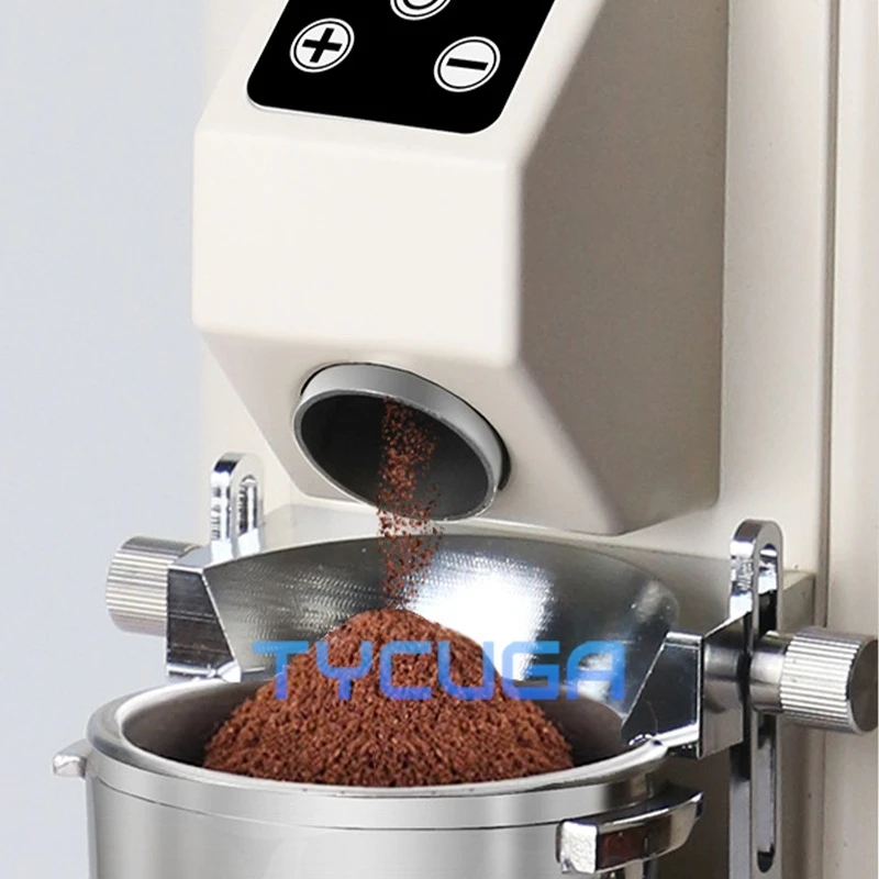 Molinillo de café profesional, molinillo de rebabas eléctrico automático comercial, 350W, para Espresso, modo de taza doble individual ﻿ ﻿ ﻿