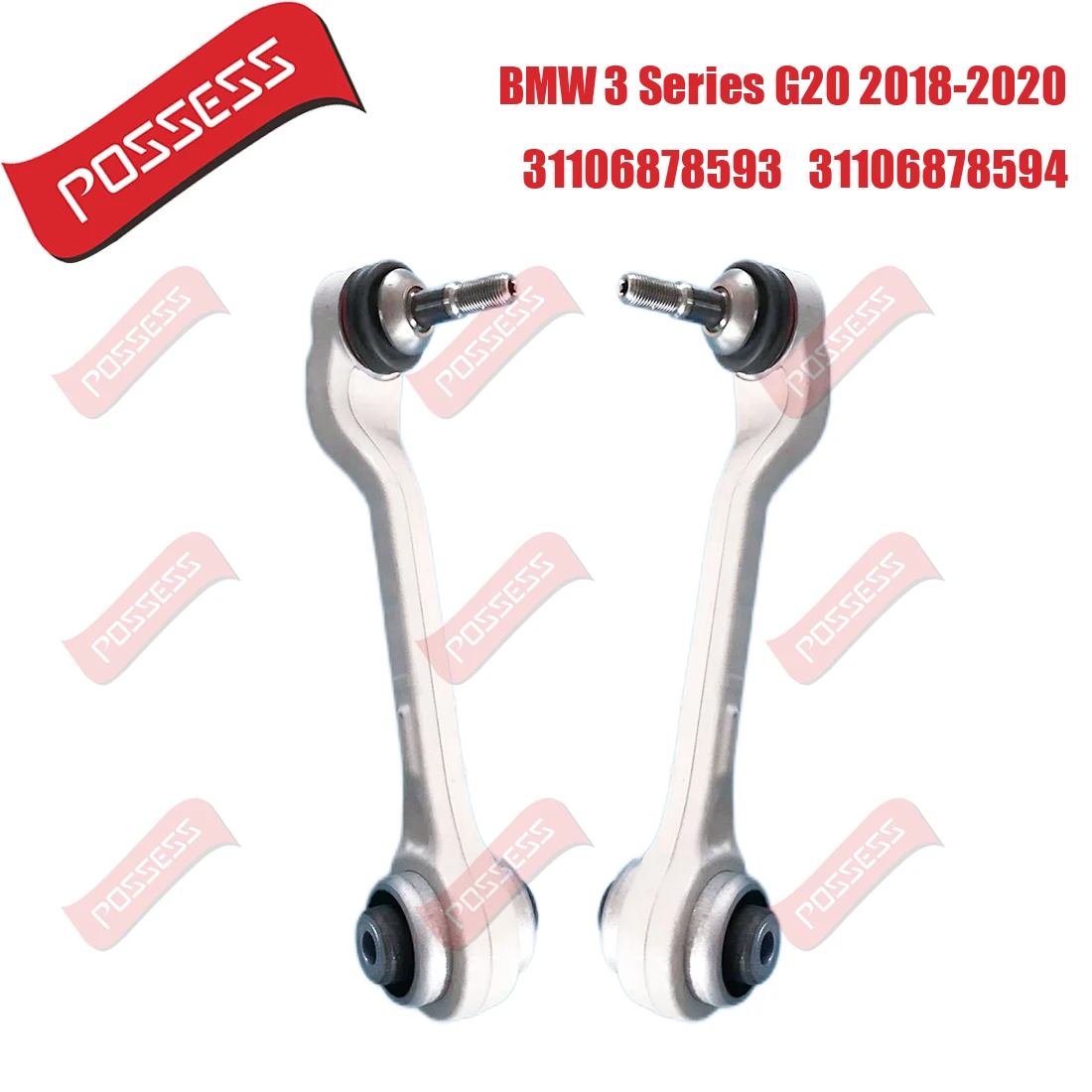 

A Pair of Front Lower Suspension Straight Control Arm Track Arm For BMW 3 Series G20 G21 G28 2018-/,OE 31106878593 31106878594