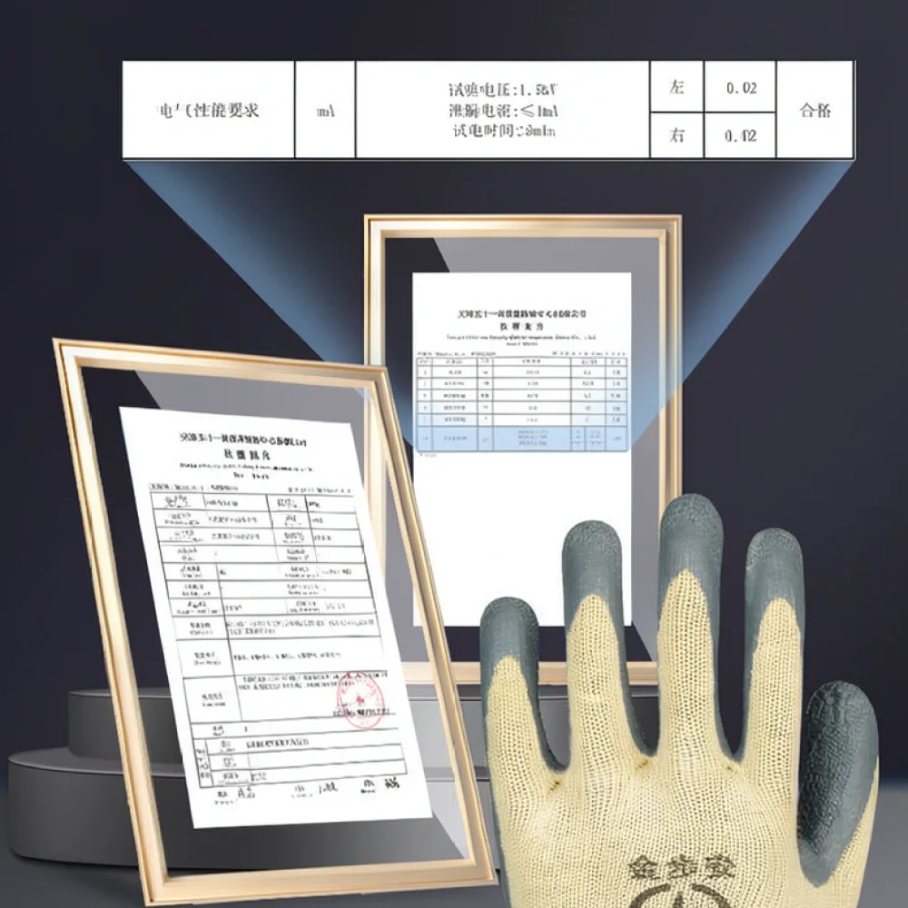 Insulation Rubber Gloves 400V Electrician Hand Protection Gear For Jinbuan Professional Maintenance Safety Tools Flexible