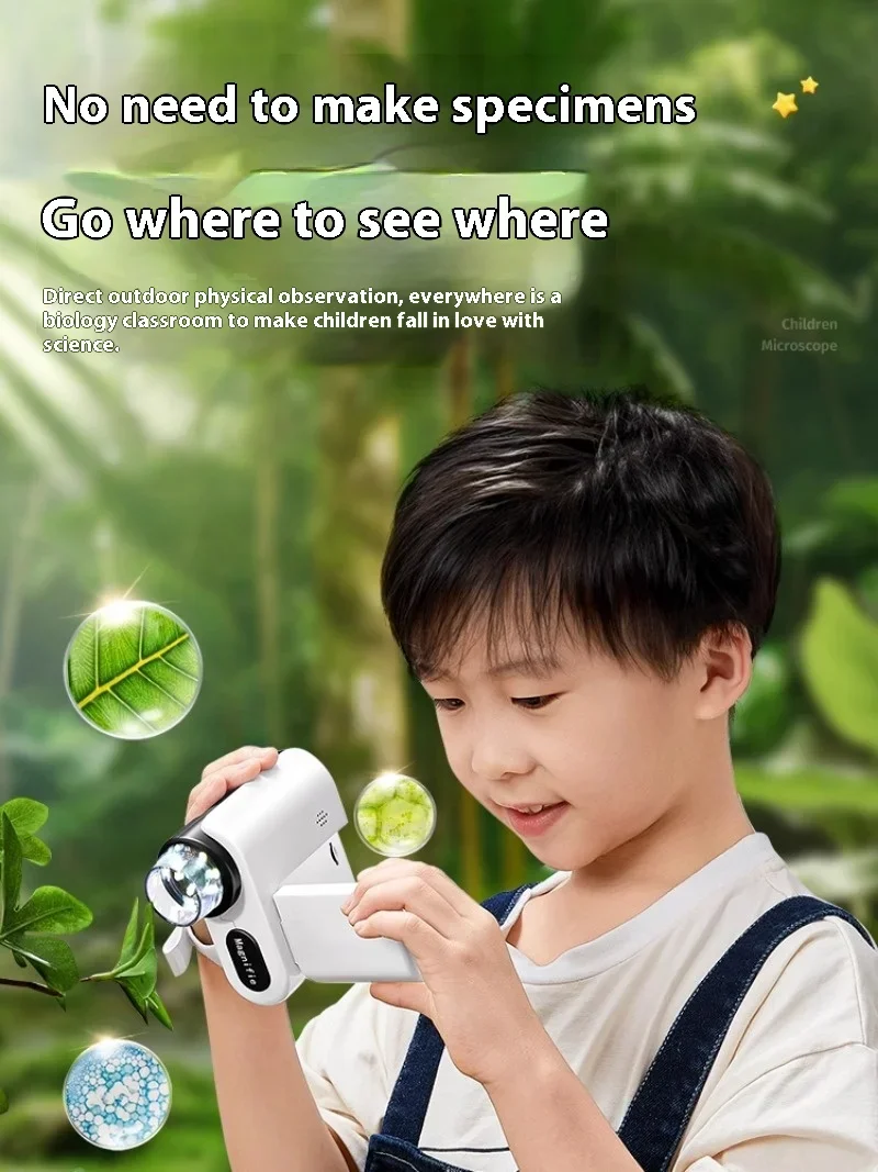 Discover the World Up-Close with Our Microscope for Boys, Ideal Science Gift for Ages 6-12