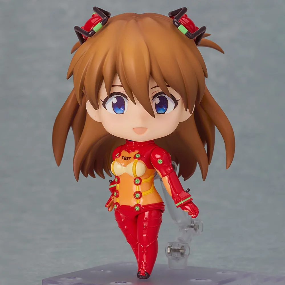 شركة Good Smile الأصلية بنسبة 100% Nendoroid ( # 2810) Evangelion Shin Gekijouban: Ha Souryuu Asuka Langley Test Suit Ver.