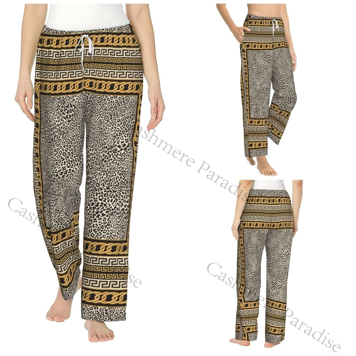 

Baroque Fantasy Warm Women Pajama Pants Flannel Sleep Bottoms Soft Fleece Loungewear
