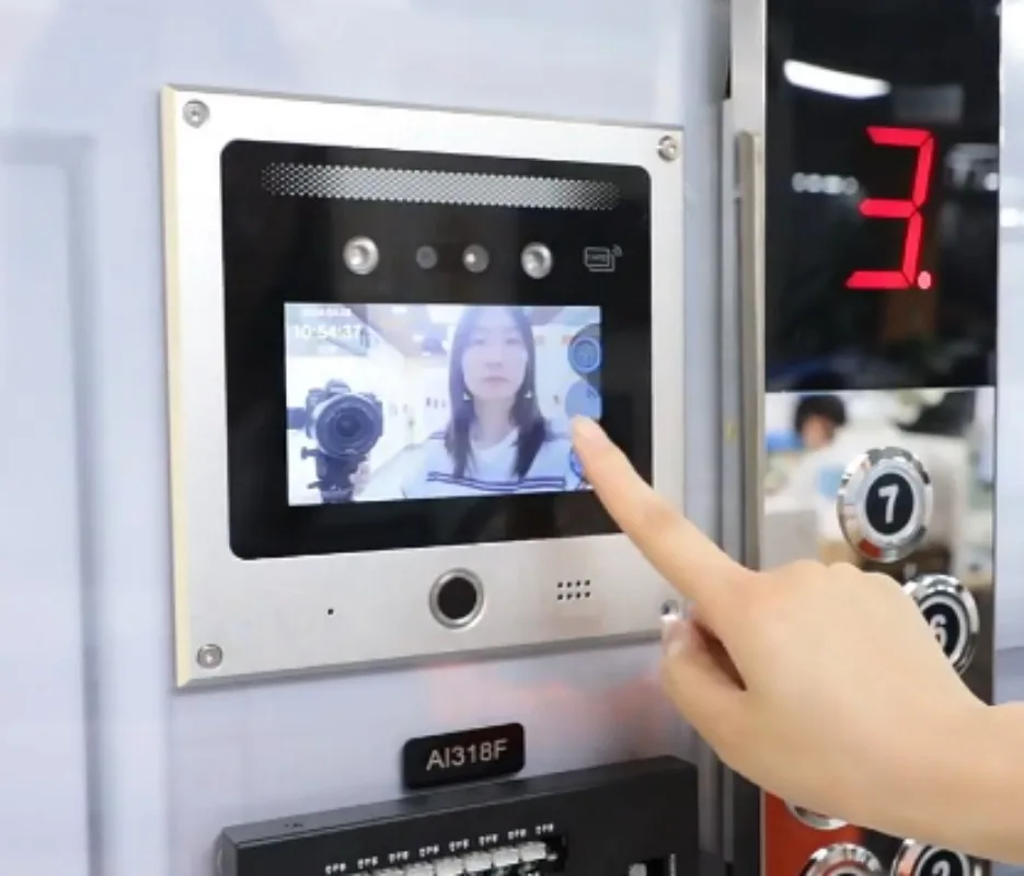AI Face Recognition Elevator Control Board Biometric Access Control System
