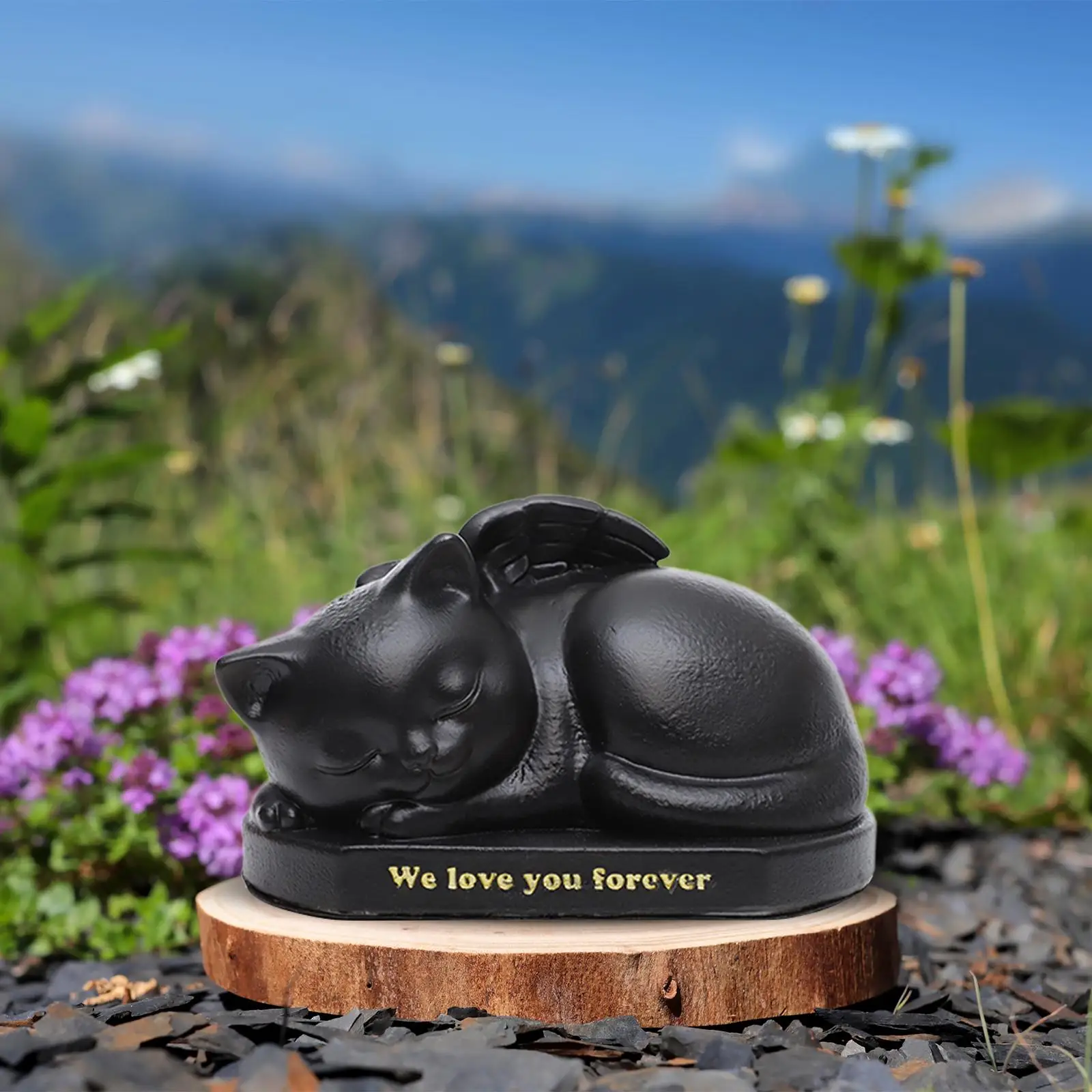 Pet Urns Loose Memorial Pets Gift Sympathy Retain Memories Cremation Memorial Urn for Living Room Home Backyard Lawn Indoor