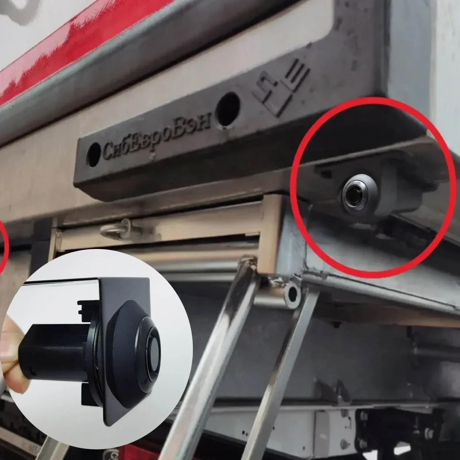 QXNY Parking Sensor Preventing Resonance External Installation Reverse Ultrasonic Detection for Truck Van Backup Radares