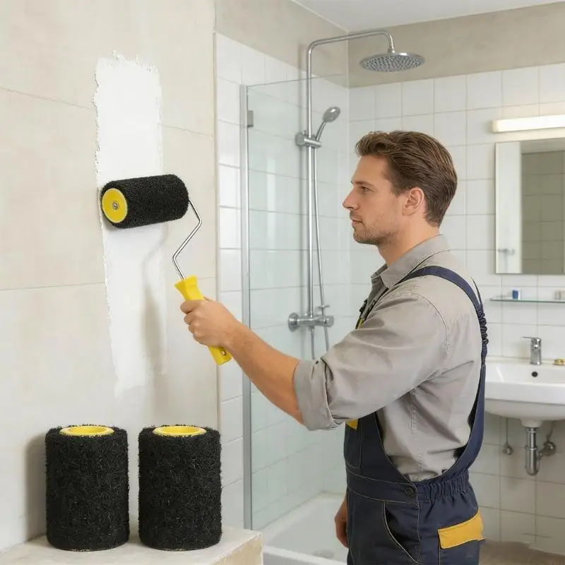 

Комплект эффективных валиков для покрытия стен включает в себя 3 валика высокой плотности и легкую ручку для простоты M4YD