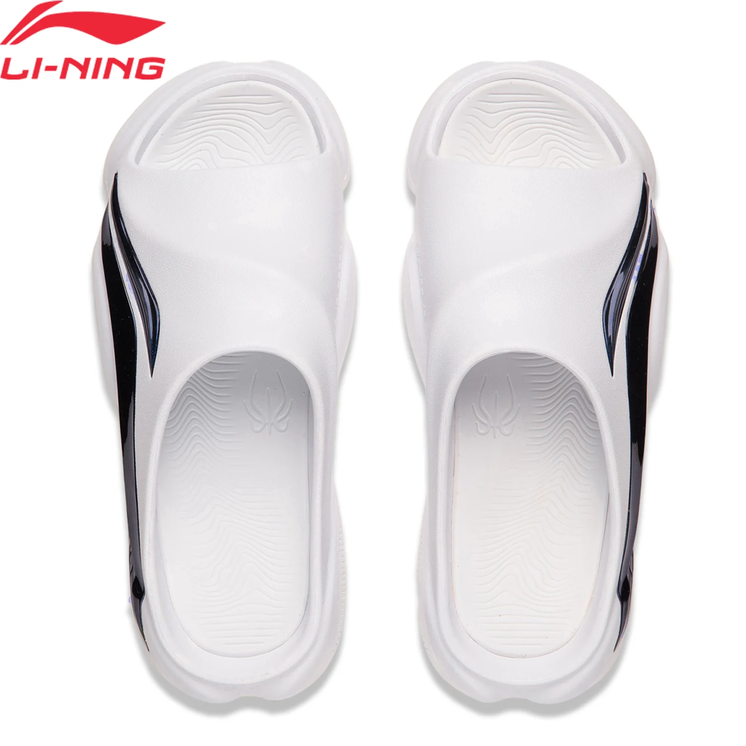 Li-Ning BAD5 SLIDE - Sandalias de baloncesto para hombre, ligeras, con amortiguación suave y antideslizantes, ABTW001