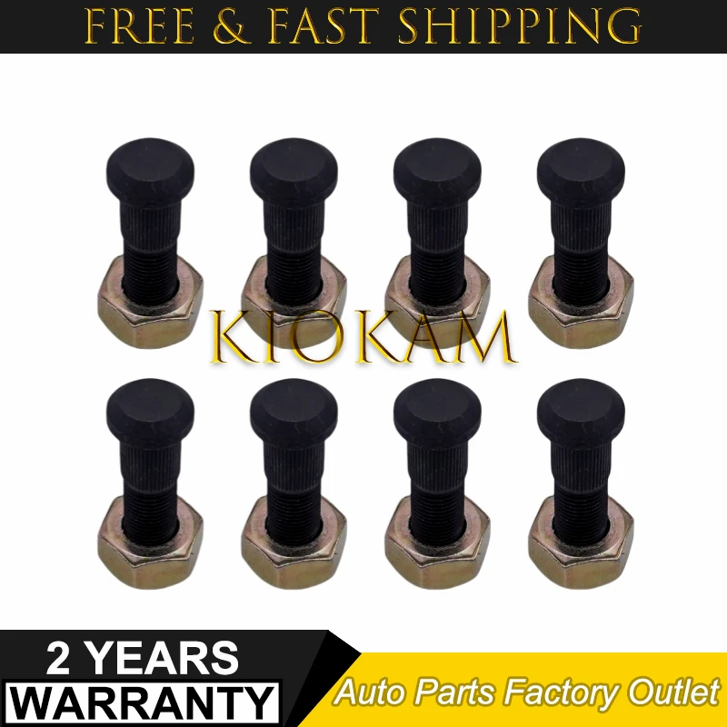 6564669 6709170 Lug Nut&Stud Kit For Bobcat Skid Steer Track Loaders All-Wheel Steer 720 721 722 730 731 732 741 742 743 863 873