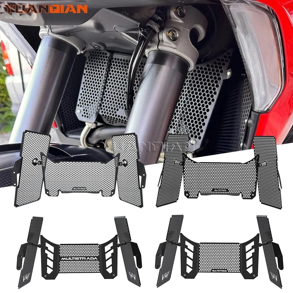 

Radiator Guard Protector Grille Cover For Ducati Multistrada V4 S V4S Sport 2021 2022 2023 2024 2025 Multistrada V4 Pikes Peak