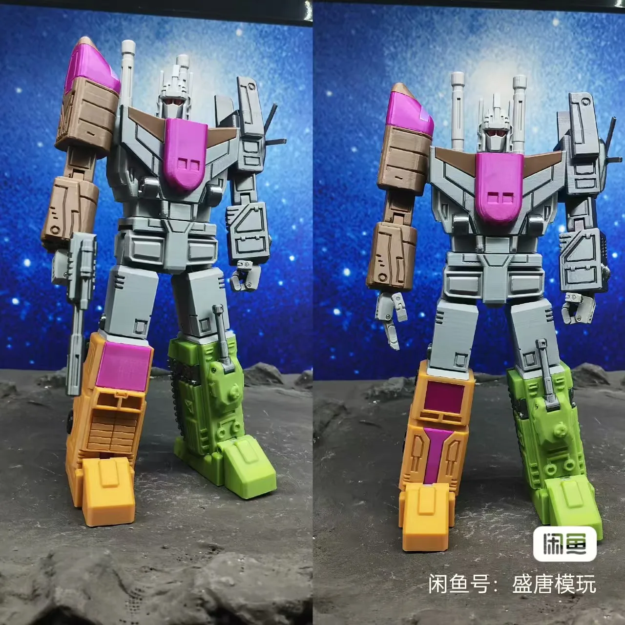 Autobot G1 Anime Character Mixed Day Leopard 3D Printed Multi-joint Movable Model (magnetic Luminous Eyes)