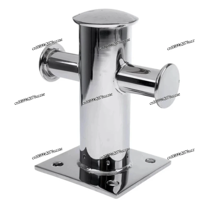 

Mooring Column 120mm316 Stainless Steel Square Bottom Cross Cable Pile Mooring Equipment Fast Yacht Hardware Accessories
