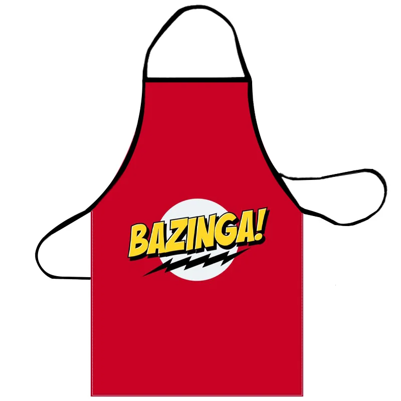 The Big Bang Theory Apron Grill Kitchen Chef Apron Professional for BBQ, Baking, Cooking for Men Women 68X95cm