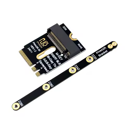 M.2 A+E To NVME SSD Adapter A/E Key To M Key PCIE 4.0 Riser Card M2 WIFI Interface for 2230 2242 2260 2280 NVME SSD