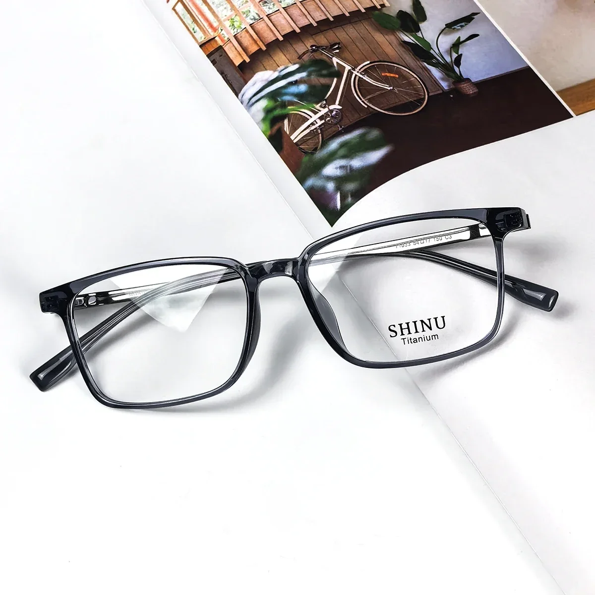 SHINU Photochrome Multifokalbrille Nah- und Fernbrille mit Titanrahmen für Herren Intelligente progressive Gläser – Detail 22