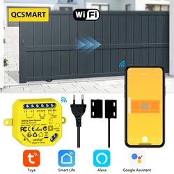 Tuya wifi portão deslizante abridor de garagem interruptor controlador vida inteligente controle remoto por voz por alexa google casa