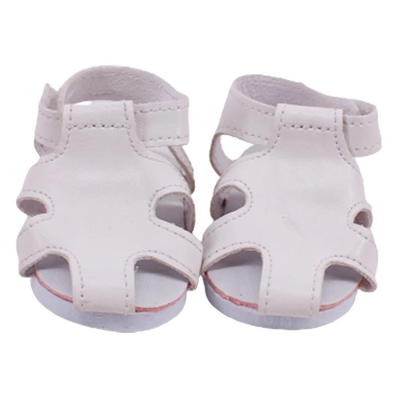 7CM Fashion Doll Shoes Cross Sandals For 18Inch American Doll&43Cm New Reborn Baby Our Generation,Doll Accessories Toys For Girl