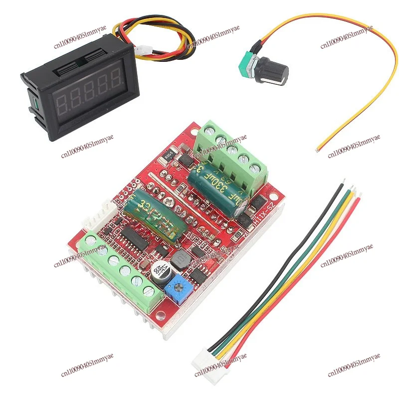 Three-phase DC brushless Hall motor controller 6-60V12V48V motor drive board 400W