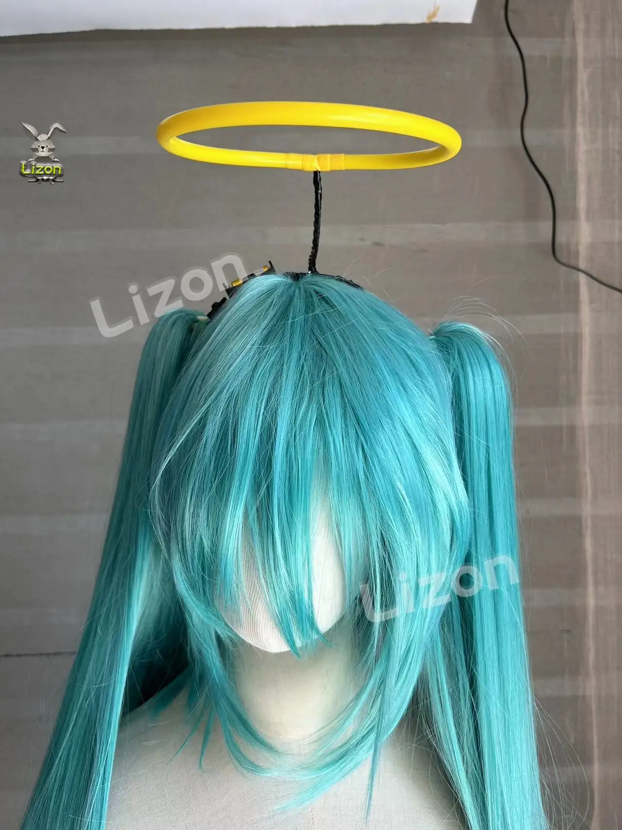 Motosierra para hombre, Ángel, diablo, Cosplay, Halo, Ángel, diablo, tocado, Anime, accesorios, utilería