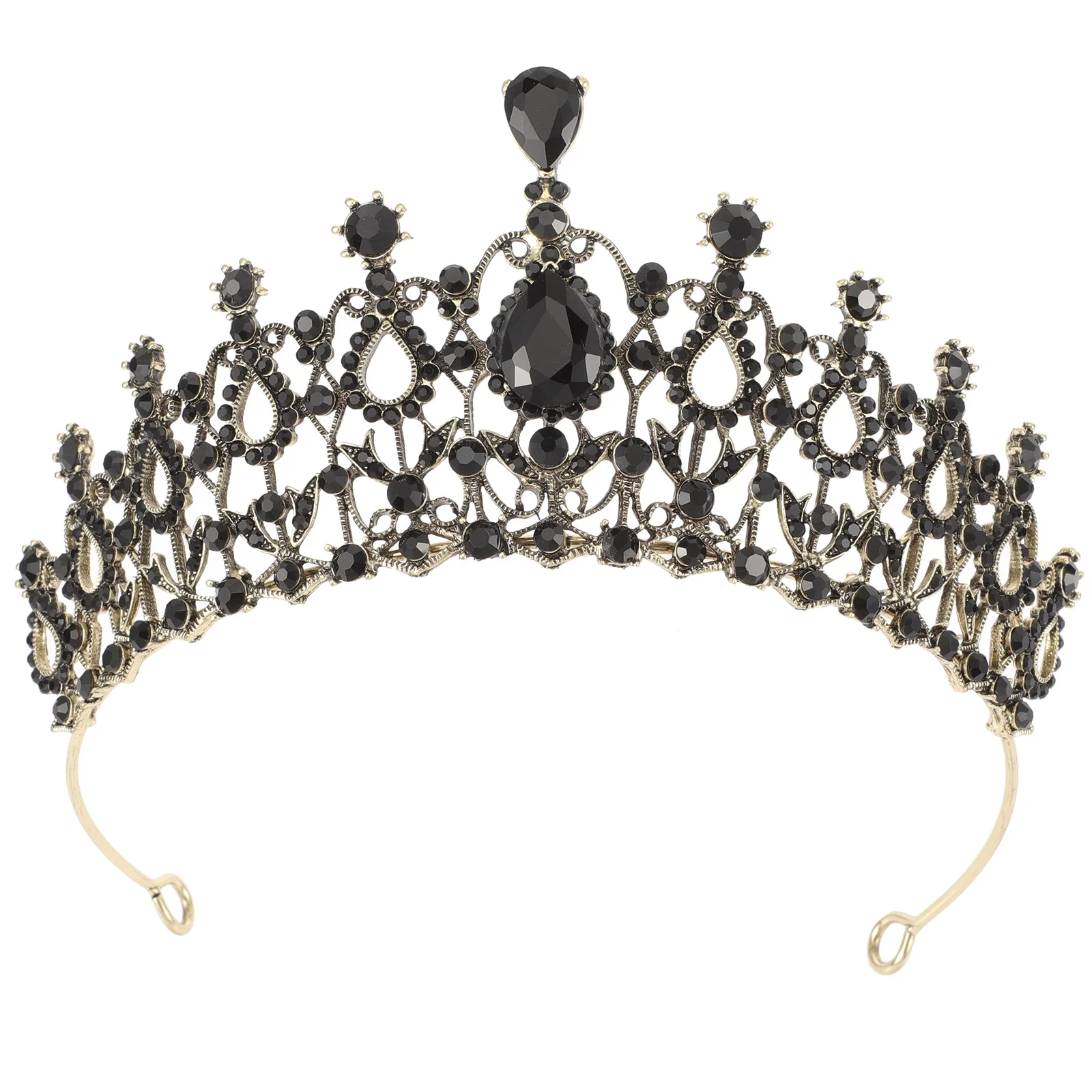 

1Pcs Vintage Crown Baroque Bridal Elegant Rhinestone Wedding Headband Accessory Bridal Crown Party Headdress Wedding Headdress