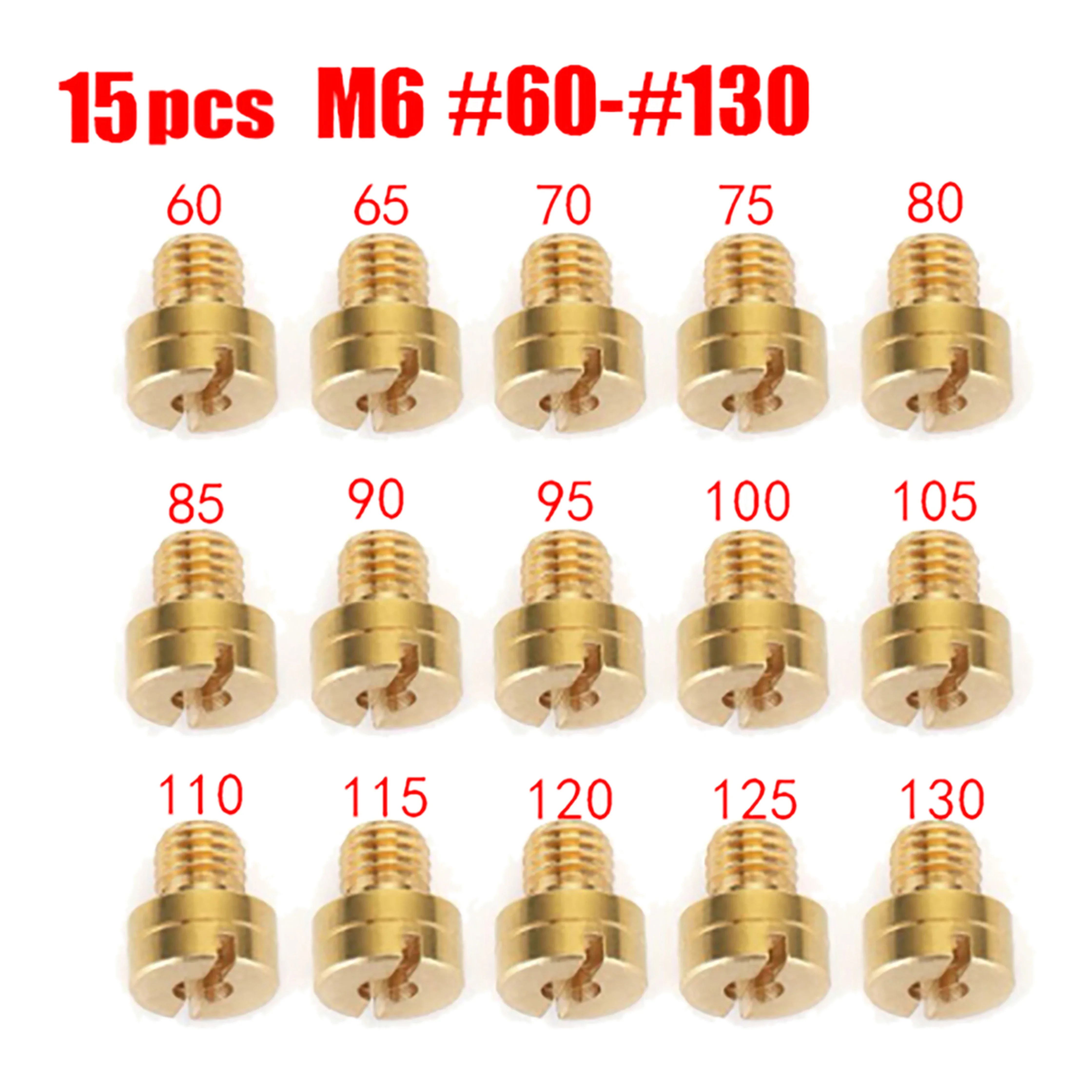 

PCS15 m6 60-130 replace screw for carburetor dellorto sha phbg main carb nozzle injector nc phva jet pilot