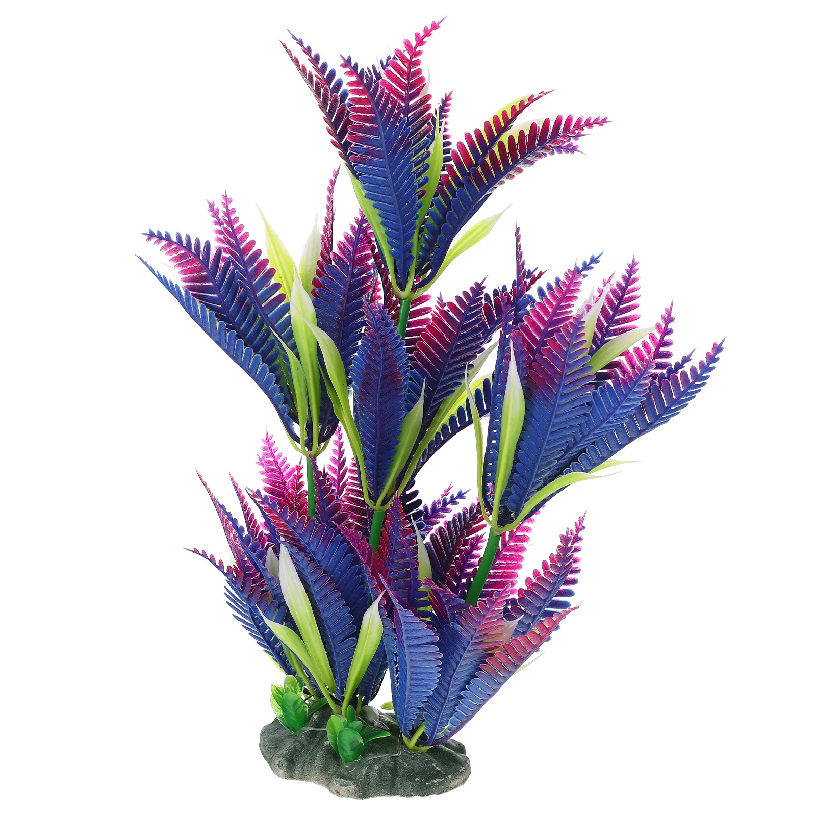 

Fake Underwater Plant Fine Workmanship Aquarium Fake Plant for Tank Decorations Natural Look Lifelike Water Grass Adornment