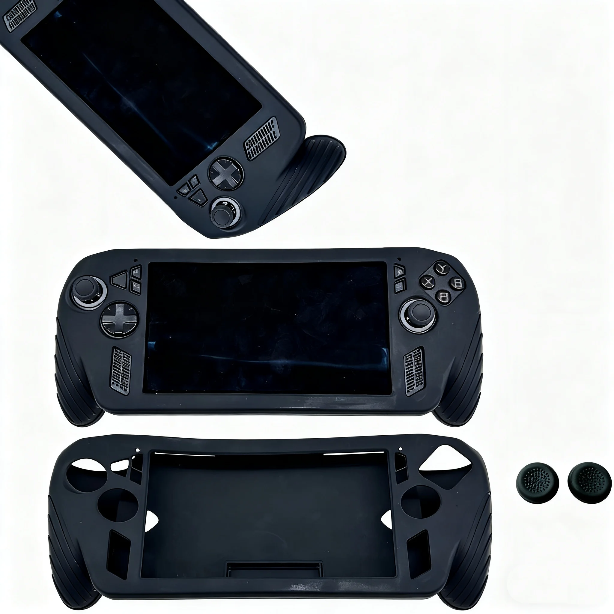 

high quality Protective Case Anti-fall Anti-scratch Anti-slip Silicone Shell w/ Keycaps Joystick Cover For Rog Xbox Ally Accesso