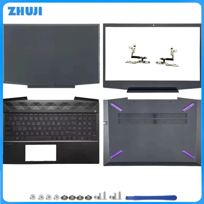 

For Pavilion 15-CX TPN-C133 New Laptop LCD Rear Cover/Front Panel/Palm Pad Keyboard/Bottom Cover/hinges Purple