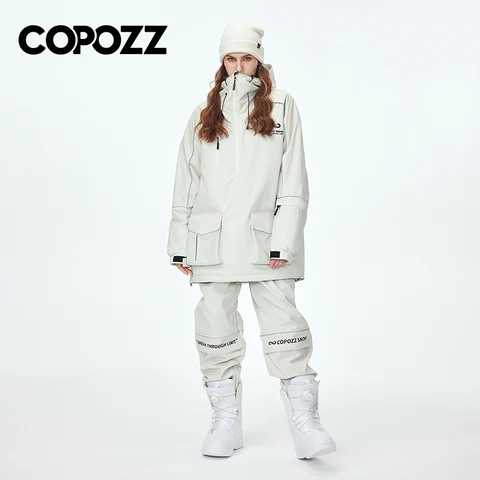 COPOZZ Водонепроницаемый утепленный лыжный костюм мужской