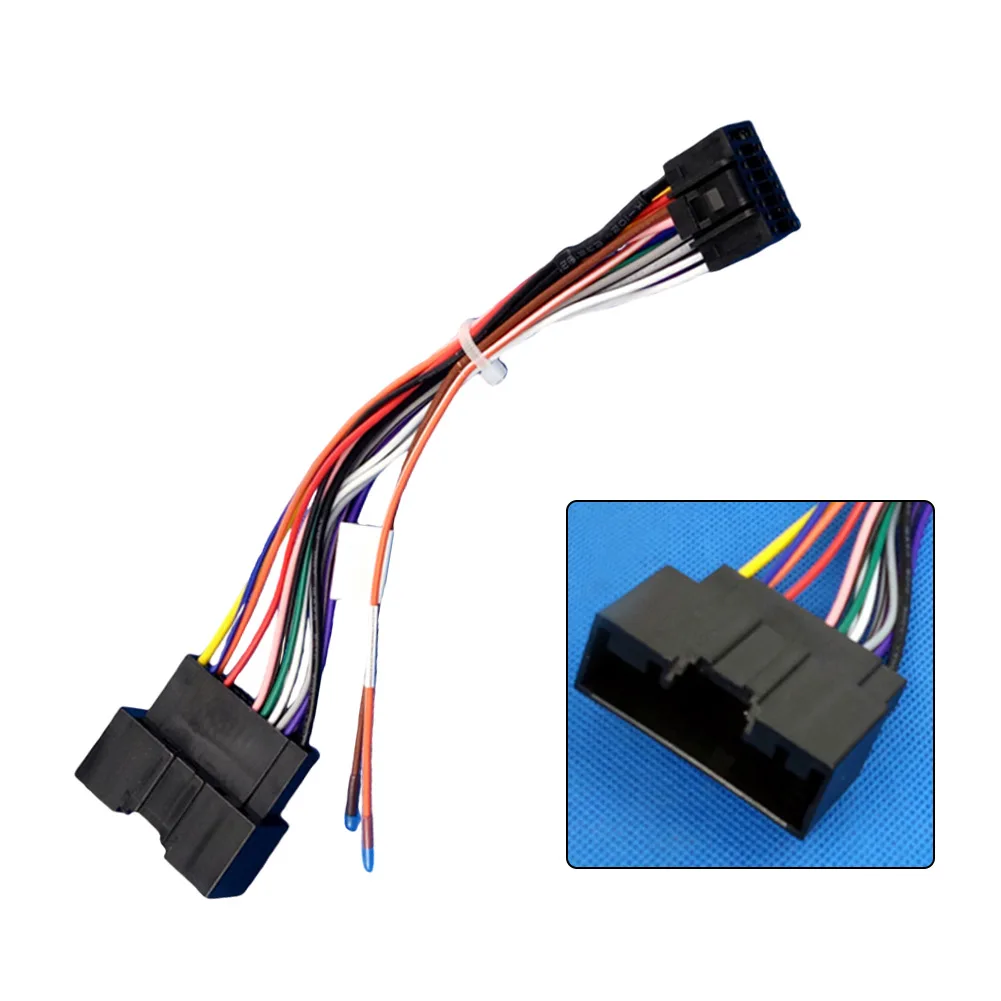 Car Radio Power Cord 24-16pin Harness Quick Installation Limited Fitment Car Stereo Installation For Ford Focus 2012 No CAN