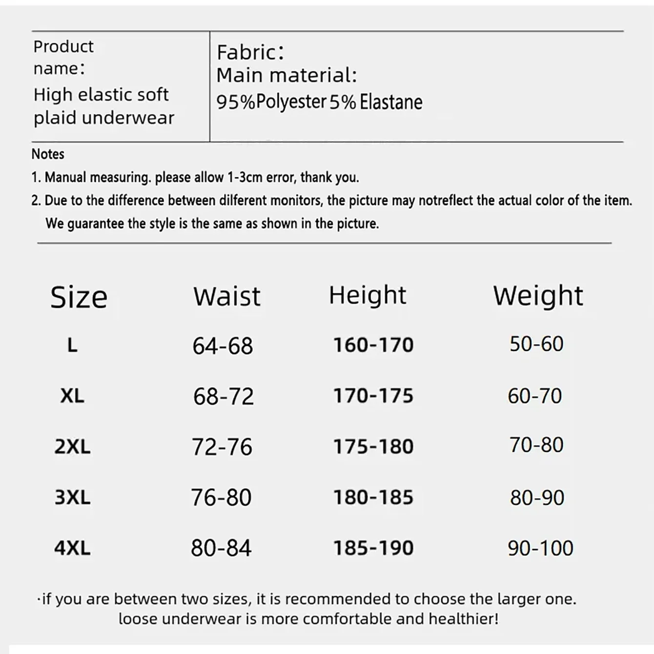 4PCS New Style Men Panties Men's Polka Dot Aro Pants with Flat Corners Soft Skin Friendly Fat Pants Breathable Men Underwear