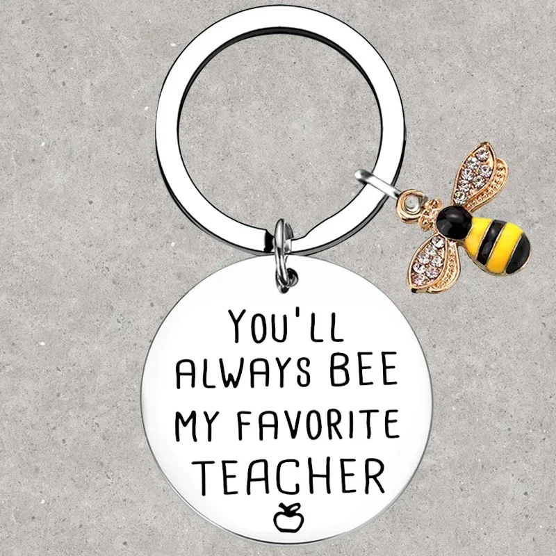 

Hot Teacher Female Male Appreciation Gifts Keychain Teachers' Day Birthday Key Rings Teacher End Of Year Gifts