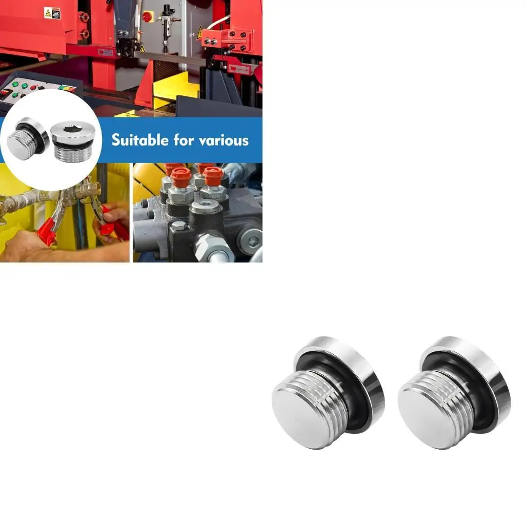 652F Pack Of 2 12.7mm Spell Port Outlets Thick Rubber Closed Conclusions For Machinery And Pipe Fitting