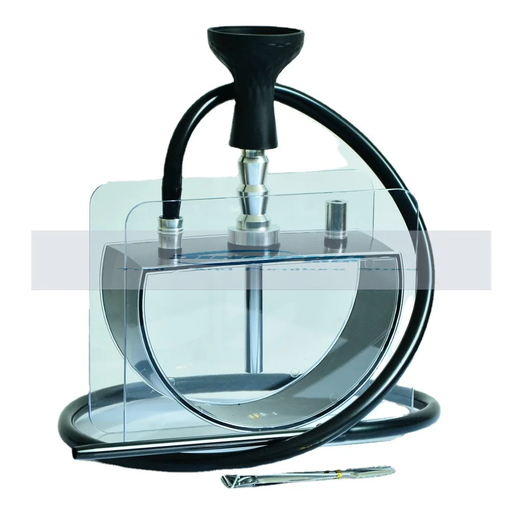 

Cigarette set acrylic semi-round pot hookah shisha